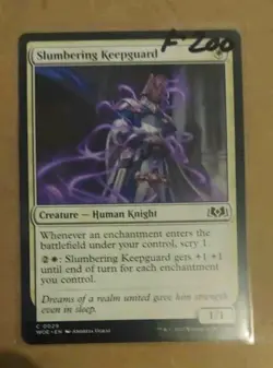 Slumbering Keepguard - 29 - WOE - NM - MTG Magic the Gathering - Image 1
