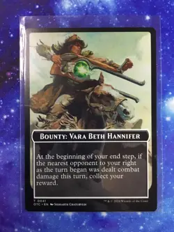 MTG Bounty: Vara Beth Hannifer (0041) NM-Mint Commander: Outlaws of Thunder Junc - Image 1