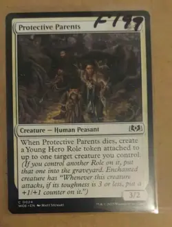 Protective Parents - 24 - WOE - NM - MTG Magic the Gathering - Image 1