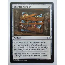 MTG Magic The Gathering Boarded Window Artifact Card Innistrad Crimson Vow - Image 1