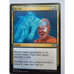 MTG Magic The Gathering "Recoil" Instant Card 197/261 DMR Blue Black Dominaria R - Image 1