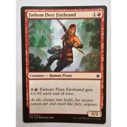 MTG Magic The Gathering Fathom Fleet Firebrand Red Ixalan 2017 - Image 1