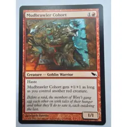 MTG Magic The Gathering Mudbrawler Cohort Red Creature Goblin Warrior Haste Luci - Image 1