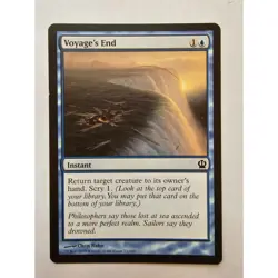 MTG Magic The Gathering Voyage's End Instant Card Blue Theros 2013 - Image 1