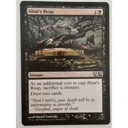 MTG Magic The Gathering Altar's Reap Instant Card M14 Edition 84/249 Black - Image 1