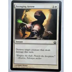 MTG Magic The Gathering Avenging Arrow Card 4/274 2012 White Return To Ravnica - Image 1