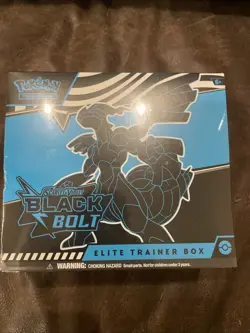 Pokemon TCG : Black Bolt Elite Trainer Box ETB Brand New Factory Sealed - Image 1