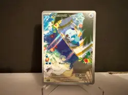 2025 Pokemon TCG Oshawott 105 S&V White Flare Illustration Rare Card NM+ - Image 1