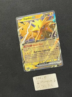 Pokemon ENGLISH - 151 - Zapdos Ex - SVP 049 - Full Art PROMO - M/NM - Image 3