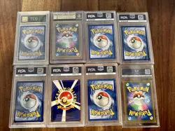Pokemon Graded Cards Lot x8 Charizard Gyarados PSA & BGS - Image 2