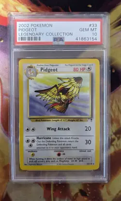 PSA 10 Pidgeot Rare 33/110 Legendary Collection 2002 GEM MINT Pokemon POP: 28 - Image 3