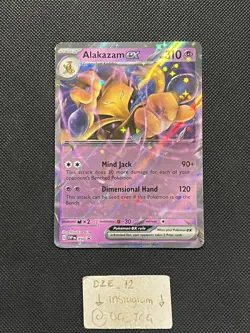 Pokemon ENGLISH - 151 - Alakazam Ex - SVP 050 - Full Art PROMO - M/NM - Image 1