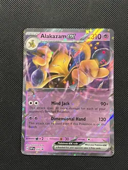 Pokemon ENGLISH - 151 - Alakazam Ex - SVP 050 - Full Art PROMO - M/NM - Image 2