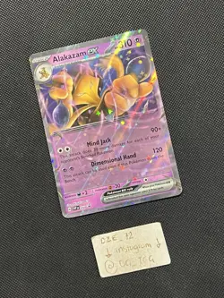 Pokemon ENGLISH - 151 - Alakazam Ex - SVP 050 - Full Art PROMO - M/NM - Image 3