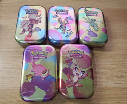 Pokemon TCG Scarlet & Violet 151 Mini-Tin set LOT of 5 tins - Image 1