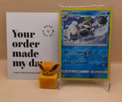 Pokemon TCG Sun and Moon Base Set LP Crabominable 43/149 - Image 1
