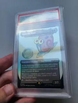 MTG Gary, the Snail FOIL PSA 10 GEM MINT Toxrill SpongeBob Magic Card SLD #1929 - Image 3