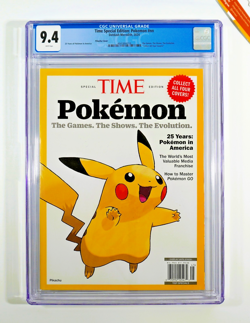 Pokemon CGC 9.4 Time Special Edition #NN Pikachu Cover 2024 English - Image 1