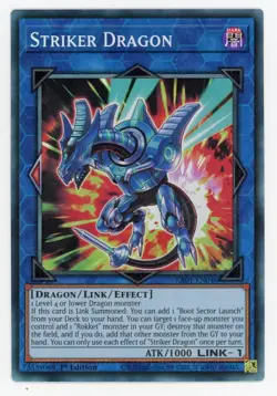 Yugioh Striker Dragon RA01-EN046 Collectors Rare 1st Ed NM - Image 1
