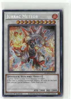 Yugioh Jurrac Meteor BLMM-EN150 Secret Rare NM 1st Ed - Image 1