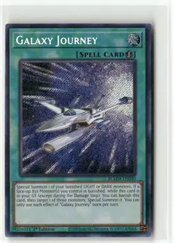 Yugioh Galaxy Journey BLMM-EN040 Secret Rare NM 1st Ed - Image 1