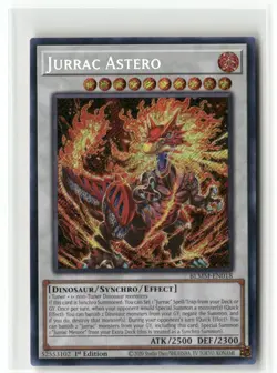 Yugioh Jurrac Astero BLMM-EN018 Secret Rare NM 1st Ed - Image 1