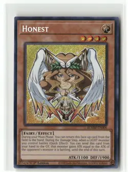 Yugioh Honest BLMM-EN006 Secret Rare NM 1st Ed - Image 1