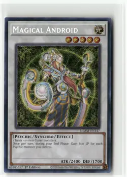 Yugioh Magical Android BLMM-EN147 Secret Rare NM 1st Ed - Image 1