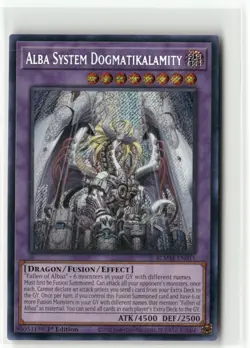 Yugioh Alba System Dogmatikalamity BLMM-EN011 Secret Rare NM 1st Ed - Image 1