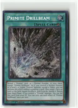 Yugioh Primite Drillbeam BLMM-EN173 Secret Rare NM 1st Ed - Image 1