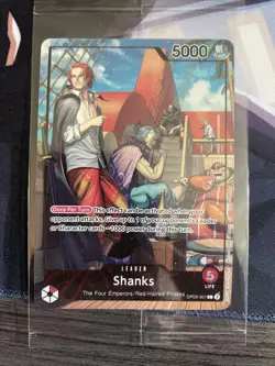 PSA One Piece Card Game SHANKS OP09-001 Holo Promo - SEALED - Image 1