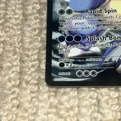 Pokemon TCG Card - Blastoise EX XY122 Black Star Promo Full Art XY Holo Rare LP - Image 3