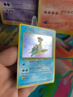 Pokemon Karte Card Lapras Mysterious Of Fossil 1997 Holo Wotc japanese NM- Swirl - Image 4