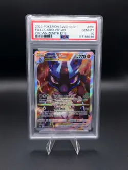 Lucario VSTAR SWSH291 Promo Card PSA 10 Gem Mint - Image 1
