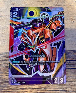 Gundam Trading Card Game LaGOWE Alternate Alt Art GD01-050 R+ AA Foil Rare - Image 1