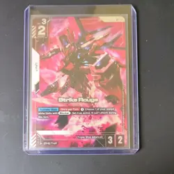 Gundam Card Game Newtype Rising Strike Rouge GD01-069 R+ Holo Foil English NM - Image 1