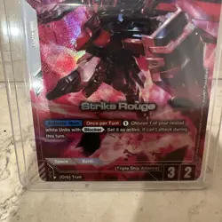 Gundam Card Game Newtype Rising Strike Rouge GD01-069 R+ Holo Foil English NM - Image 4