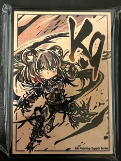 Yu-Gi-Oh Ink painting K9 - #17 Izuna Ripper doujin Card 60 Sleeve Protector case - Image 2