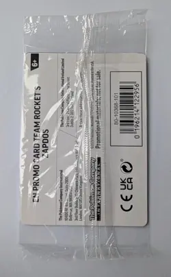 Sealed EB Games Team Rockets Zapdos #70 - SV: Destined Rivals Pokemon Promo Card - Image 4