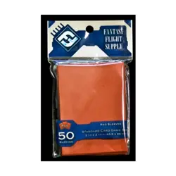 FFG Card Protection Card Sleeves - Standard CCG Size, Red (50) New - Image 1