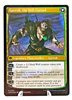 Garruk Relentless/Garrick Veil-Cursed 197- Innistrad Remastered Foil Mythic MTG - Image 2