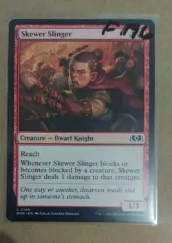 Skewer Slinger - 149 - WOE - NM - MTG Magic the Gathering - Image 1