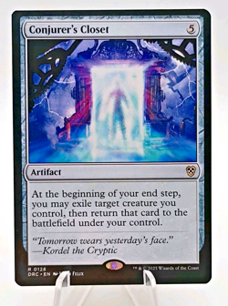 Conjurer's Closet 0126 DRC-MTG Commander: Aetherdrift- Reg Rare Magic 2025 NM - Image 3