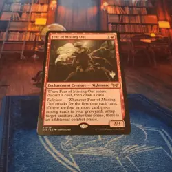 Fear of Missing Out - Promo Pack: Duskmourn: House of Horror MTG NM - Image 1