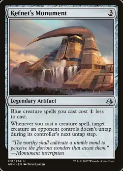 MTG Magic AKH Amonkhet - 1x EN NM 231 U Kefnet's Monument - Image 1