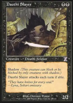 Dauthi Slayer - Medium Play MTG Time Spiral Time Shifted - Image 1