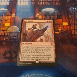 City on Fire - March of the Machine (MOM) MTG NM - Image 1