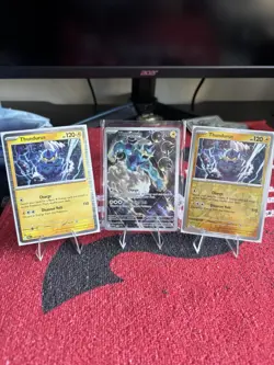 2025 Pokemon TCG Black Bolt THUNDURUS 3 Card Diff Variation Lot! - Image 1