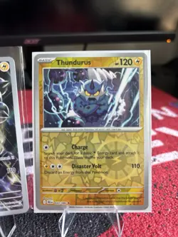 2025 Pokemon TCG Black Bolt THUNDURUS 3 Card Diff Variation Lot! - Image 4