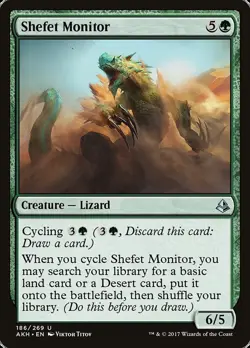 MTG Magic AKH Amonkhet - 1x EN NM 186 U Shefet Monitor - Image 1